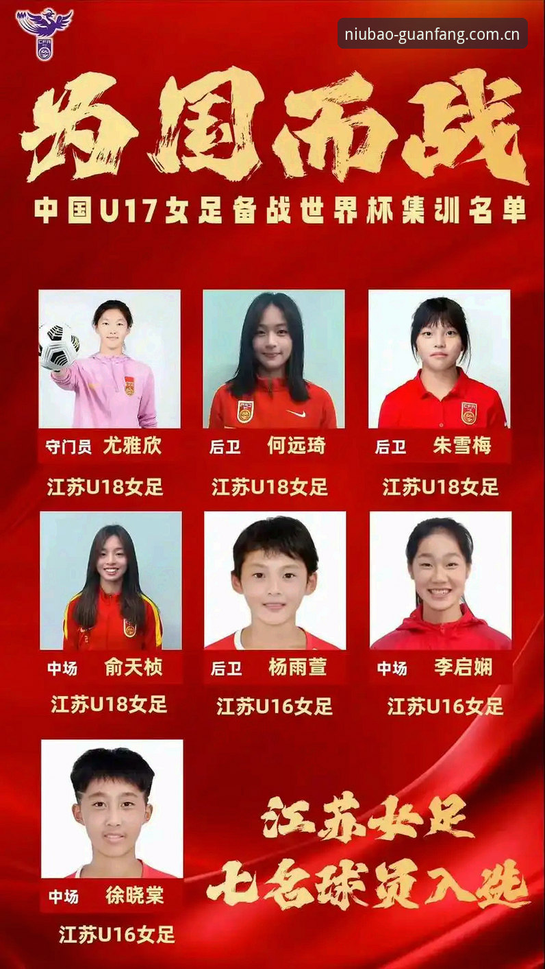 牛宝体育APP怎么下载哪个好 U17世界杯抽签结果揭晓 中国男女足遭遇强敌 牛宝体育官网全程聚焦